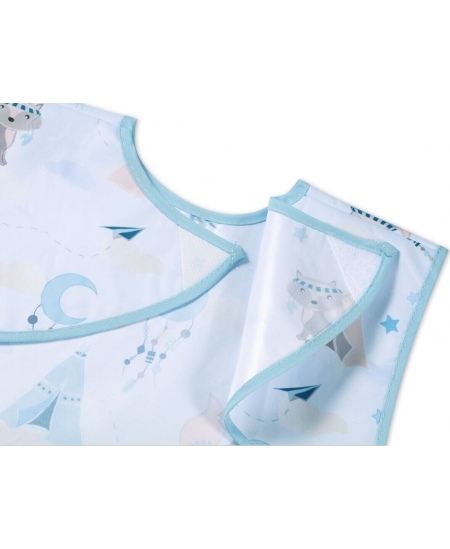 Babyono prijuostė neperšlampama su kišene nuo 24 mėn meškėnas mėlynas 1642/01