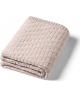 Pledas megztas BABYONO, medvilninis, kreminis, 1647/03