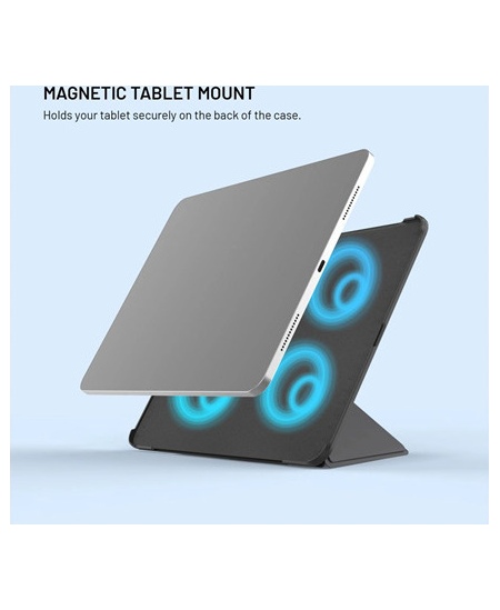 Fixed | Trinity Case | 10.9-11 " | Cover | Apple iPad 10.9" (2022)/iPad 11" (2025) | Black