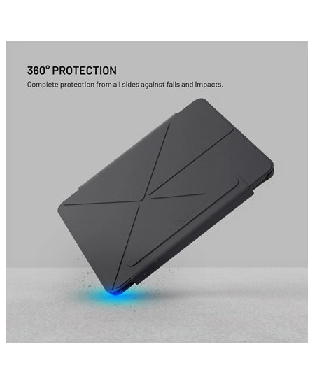 Fixed | Trinity Case | 10.9-11 " | Cover | Apple iPad 10.9" (2022)/iPad 11" (2025) | Black