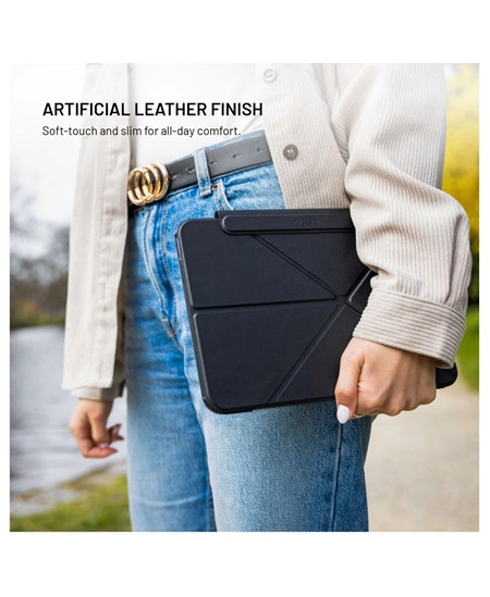 Fixed | Trinity Case | 10.9-11 " | Cover | Apple iPad 10.9" (2022)/iPad 11" (2025) | Black