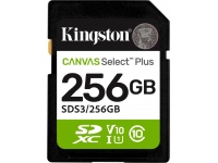 Kingston Select Plus | 256 GB | SD | Flash memory class Class 10, UHS-I, U1/U3, Video Class 10/30
