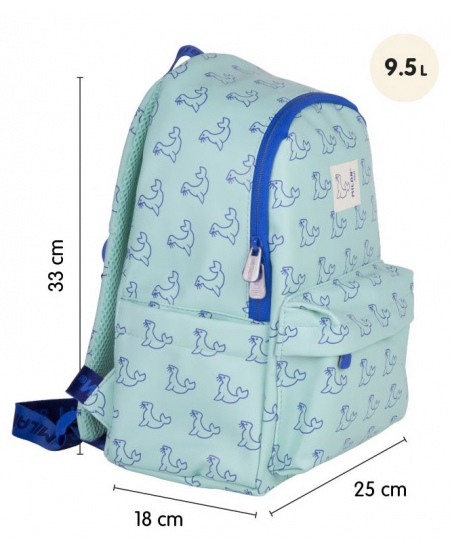 Kuprinė darželinukams MILAN Ruoniai, žalia