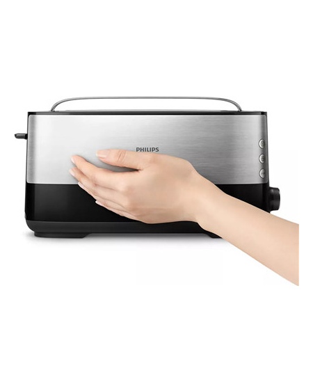 Philips | Toaster | HD2692/90 Viva Collection | Power 950 W | Number of slots 2 | Housing material  Metal/Plastic | Black