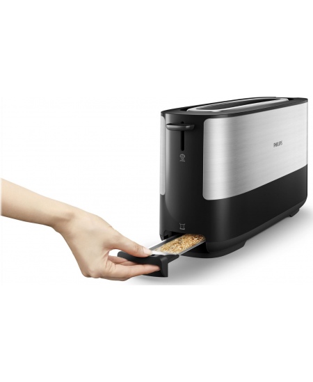 Philips | Toaster | HD2692/90 Viva Collection | Power 950 W | Number of slots 2 | Housing material  Metal/Plastic | Black