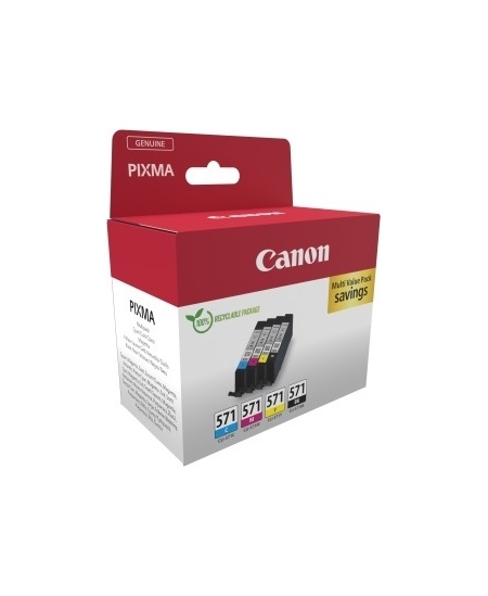 Canon CLI-571 (0386C008) Rašalinių kasečių komplektas, C/M/Y/BK