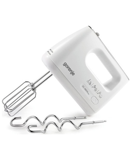 Gorenje | Hand Mixer | M460CDC | Hand Mixer | 460 W | Number of speeds 5 | Turbo mode | White