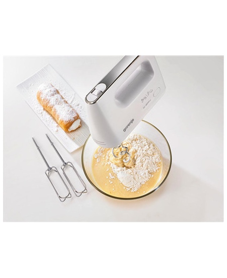Gorenje | Hand Mixer | M460CDC | Hand Mixer | 460 W | Number of speeds 5 | Turbo mode | White