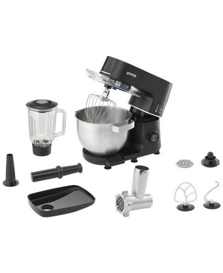 Gorenje | Kitchen Machine | MMC1000SCB | 1000 W | Number of speeds 12 | Bowl capacity 6 L