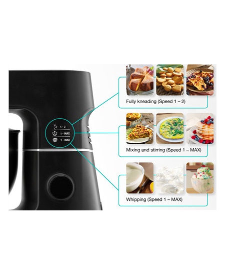 Gorenje | Kitchen Machine | MMC1000SCB | 1000 W | Number of speeds 12 | Bowl capacity 6 L