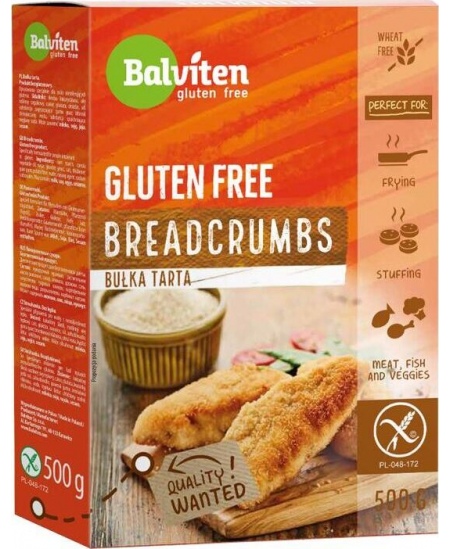 Džiūvėsėliai BALVITEN GLUTEN FREE, 500 g