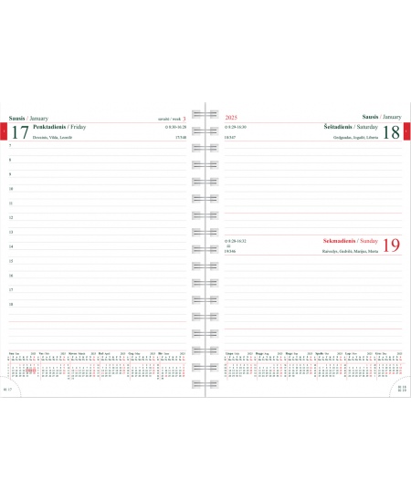 Vidaus blokas kalendoriui MANAGER DAY 2026, A5