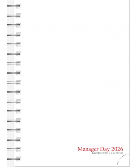 Vidaus blokas kalendoriui MANAGER DAY 2026, A5