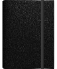 Kalendorius MANAGER Spirex Day 2026 A5, PU FLEX, juoda sp.