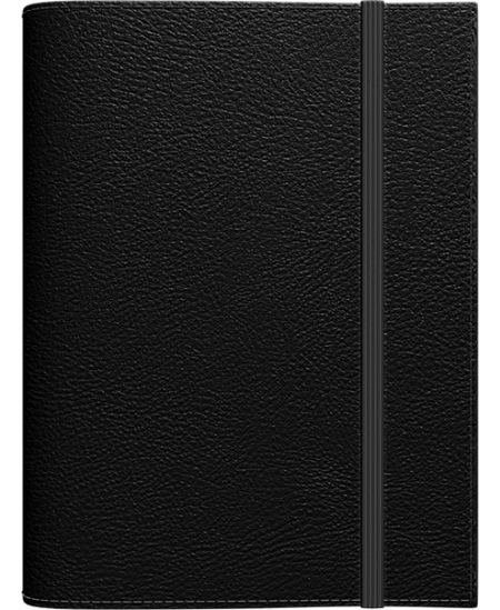 Kalendorius MANAGER Spirex Day 2026 A5, PU FLEX, juoda sp.