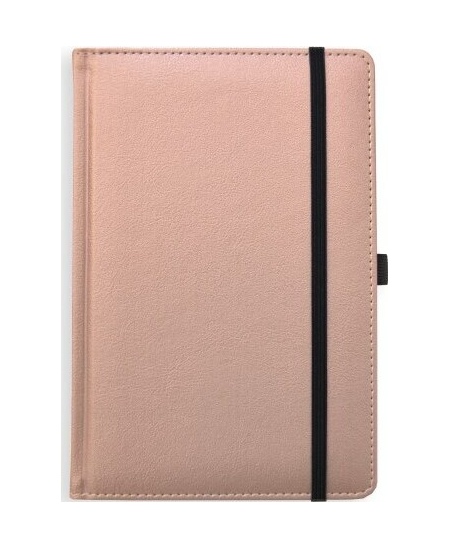 Kalendorius - užrašinė  UNIVERSAL BLACK EDITION, PU, A5, be datų, kreminė