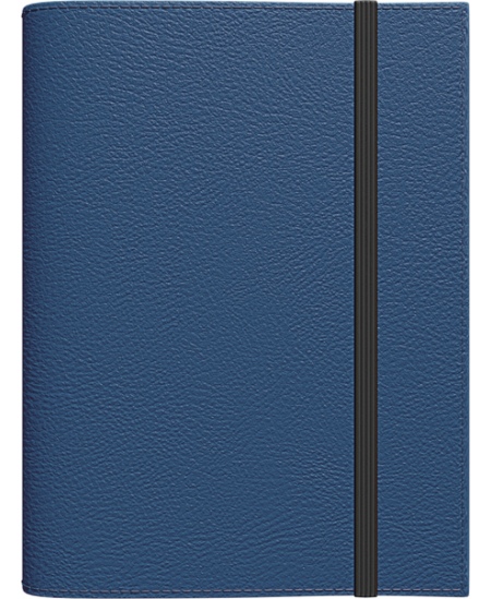 Kalendorius MANAGER Spirex Day 2026, A5, PU FLEX tamsiai mėlynos sp.