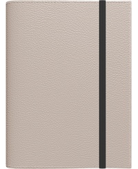 Kalendorius MANAGER Spirex Day 2026, A5, PU FLEX, šviesiai pilkos sp.