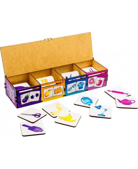 Rūšiuokliai PuzzleOK Montessori „Spalvos“