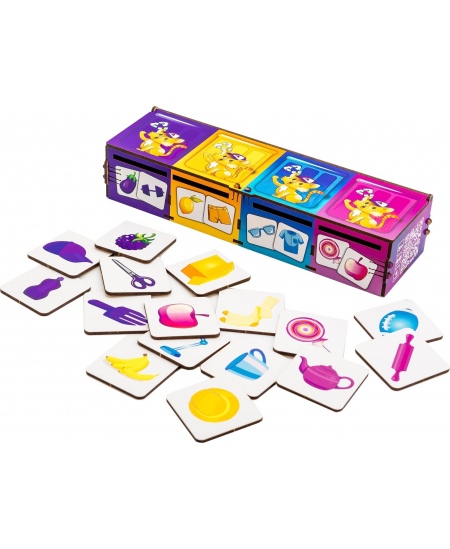 Rūšiuokliai PuzzleOK Montessori „Spalvos“