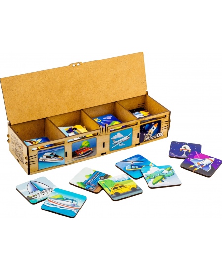 Rūšiuokliai PuzzleOK Montessori „Transportas“