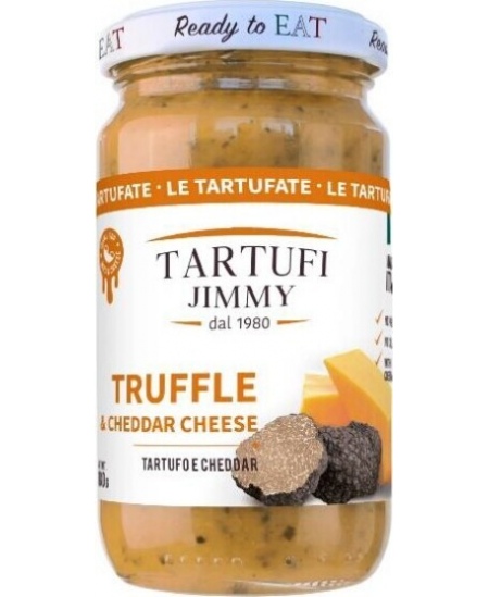 Trumų ir Čederio sūrio padažas TARTUFI JIMMY, paruoštas valgymui, 180g