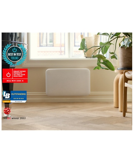 Mill Invisible Smart WiFi Heater | PA700WIFI4 | Panel Heater | 700 W | Suitable for rooms up to 9-12 m² | White | IPX4
