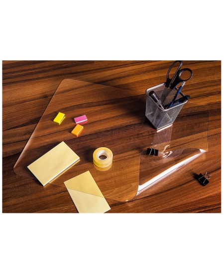 Stalo patiesalas rašymui Panta Plast, 529 x 417 mm, plastikinis, skaidrus