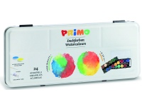 Akvarelė PRIMO, 24 spalvų, su teptuku ir tūbele