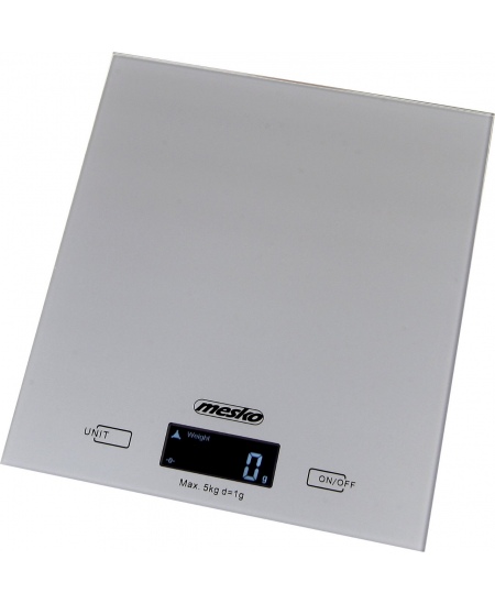 Mesko Kitchen Scales MS 3145 Maximum weight (capacity) 5 kg, Graduation 1 g, Silver, Warranty 24 month(s)