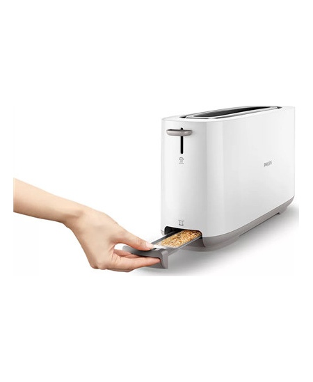 Philips | Toaster | HD2590/00 Daily Collection | Power 870-1030 W | Number of slots 2 | Housing material Plastic | White
