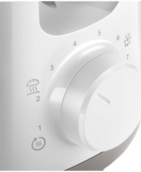 Philips | Toaster | HD2590/00 Daily Collection | Power 870-1030 W | Number of slots 2 | Housing material Plastic | White