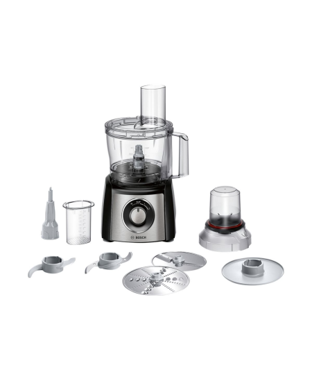 Bosch | Food Processor | MCM3401M | 800 W | Number of speeds 2 | Bowl capacity 2.3 L | Blender | Meat mincer | Black/Stainless s