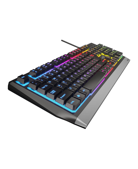 Genesis Rhod 300 RGB Gaming keyboard, RGB LED light, US, Black, Wired