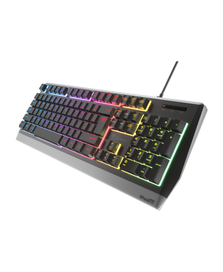 Genesis Rhod 300 RGB Gaming keyboard, RGB LED light, US, Black, Wired