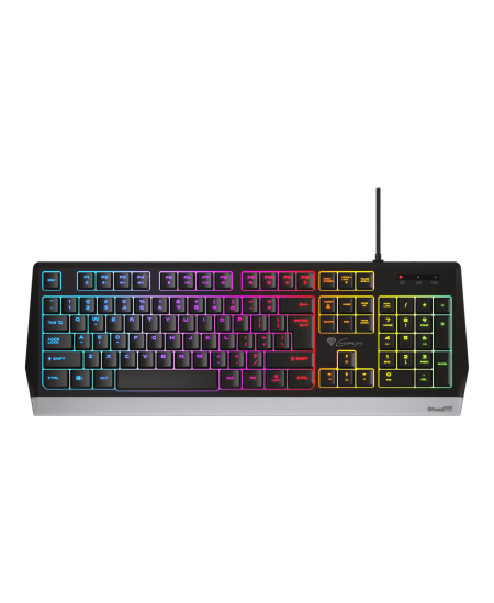 Genesis Rhod 300 RGB Gaming keyboard, RGB LED light, US, Black, Wired