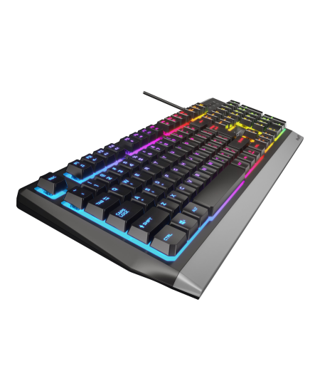 Genesis Rhod 300 RGB Gaming keyboard, RGB LED light, US, Black, Wired