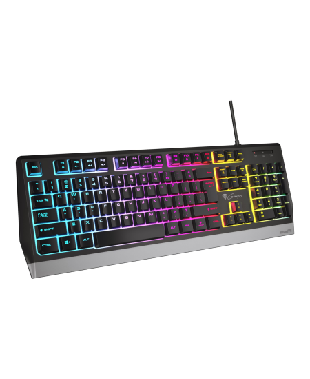 Genesis Rhod 300 RGB Gaming keyboard, RGB LED light, US, Black, Wired