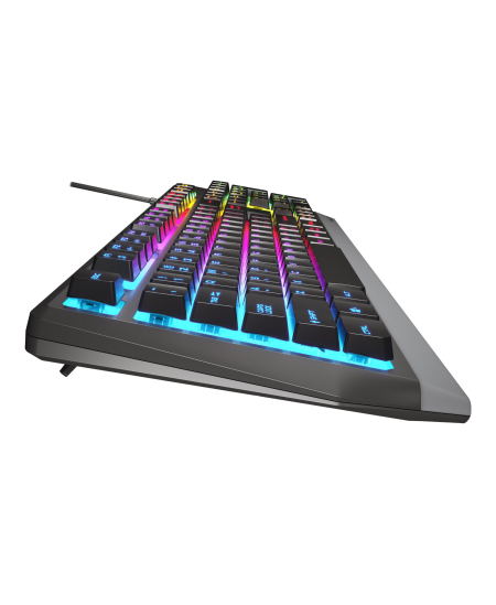 Genesis Rhod 300 RGB Gaming keyboard, RGB LED light, US, Black, Wired