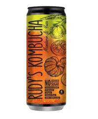 Gaivusis arbatos gėrimas RUDY'S Kombucha, mandarinų ir YUZŲ skonio, 0,33 l, skardinė