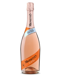Nealkoholinis putojantis vynas MIONETTO, 0.0%, rožinis, sausas, 0,75 l.