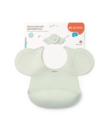 Babyono seilinukas silikoninis užsegamas žalias 1639/03