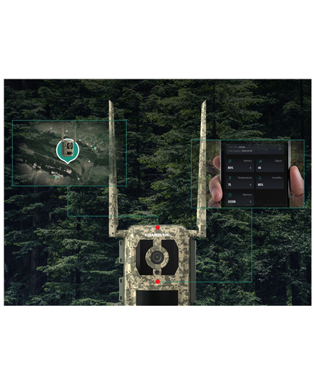 Reolink | 4K 4G Cellular Trail Camera with Live Streaming | Talon Series S130 | Trail | 8 MP | 4mm/F1.6 | IP67 | H.265 | MicroSD