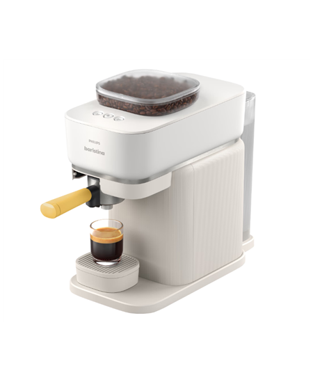 Philips Coffee maker | BAR300/03 Baristina | Pump pressure 16 bar | Semi-automatic | 122.8 W | White