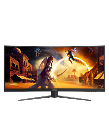 AOC CU34G4 | 34 " | Fast VA | UWQHD | 21:9 | 180 Hz | 1 ms | 3440 x 1440 pixels | 300 cd/m² | HDMI ports quantity 2 | Blac