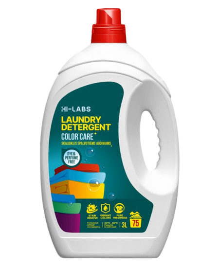 Skystas skalbiklis HI-LABS, spalvotiems audiniams, 3 l