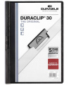 Aplankas su spaustuku DURABLE Duraclip, A4, juodas
