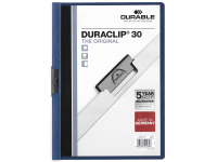 Aplankas su spaustuku DURABLE Duraclip, A4, tamsiai mėlynas
