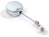 Laikiklis su rite vardinės kortelės dėklui DURABLE, sidabrinė