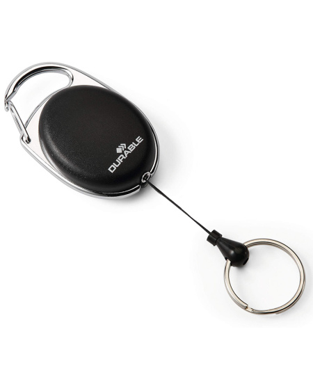 Laikiklis su rite, LED apšvietimu ir raktų žiedu DURABLE, juodas